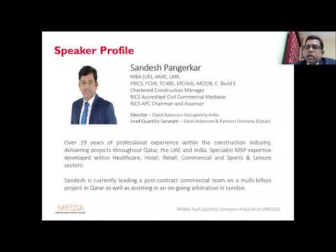 MEQSA Webinar 1 - Introduction to the RICS APC Process