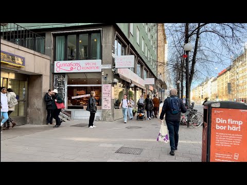 Stockholm Walks: Skanstull. Street life, goodie’s and a wooden church.