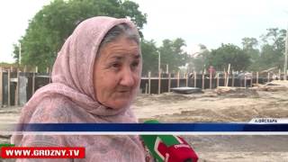 Строительные работы в поселке Ойсхара продолжаются