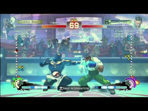 rekkaTEC [Seth] vs q Gun SlinGa p [Dudley] SSF4 Arcade Edition