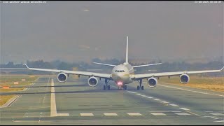 #BIGONE Airbus A340 just landed in #Malaga