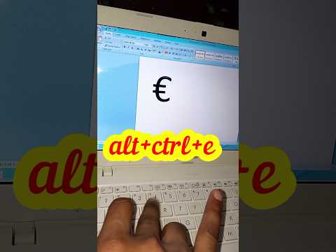 Create Euro Sign in ms word #shorts #short #ytshorts #youtubeshorts ##viral #trending  #youtube