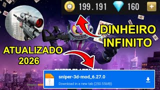 SNIPER 3D MOD APK DINHEIRO INFINITO VERSÃO 6.27.0 ATUALIZADO 2026