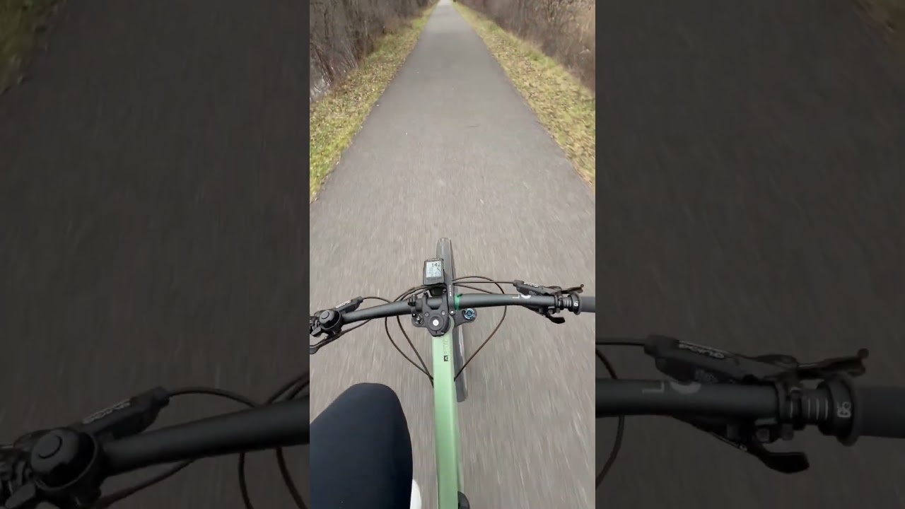 Last MTB ride before we got slammed by snow