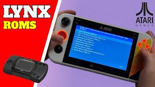 Atari Gamestation Go - Lets Play Atari Lynx - Side Loaded Roms
