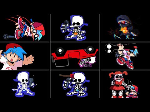 The Best Game Over Screen Compilation in Friday Night Funkin' FNF Game Over Screen Animation #1