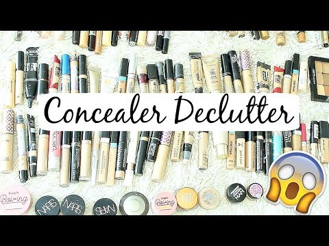 HUGE Makeup Declutter Concealers! 119 CONCEALERS | samantha jane Video