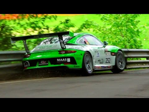 HillClimb - Bergrennen - HillRace Eschdorf 2024 - BEST OF ACTIONS with SLIPPERY CONDITIONS -