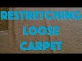 How To Re Stretch Loose Carpet To Remove Buckles