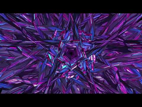 Club Visuals 1138 - Star purple background Video Loop