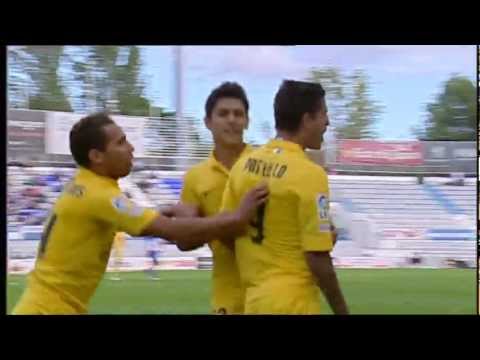 La Liga | Gol de Portillo (0-1) en el CE Sabadell - Hércules CF