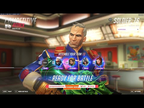 52 ELIMS! 25K DMG! GALE CARRY! GALE SOLDIER 76 + CASSIDY OVERWATCH 2 GAMEPLAY SEASON 13