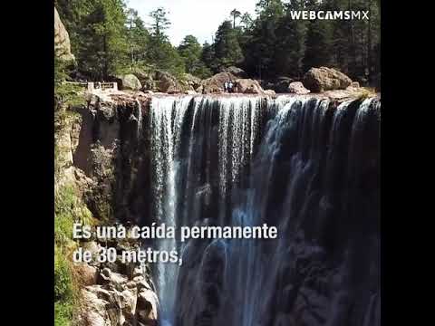 Destinos: La cascada de Cusárare, Chihuahua - Webcams de México