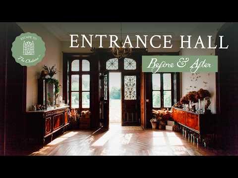 See The Transformation Of Chateau De La Motte Husson - Before & After Of The Entrance & Hallway