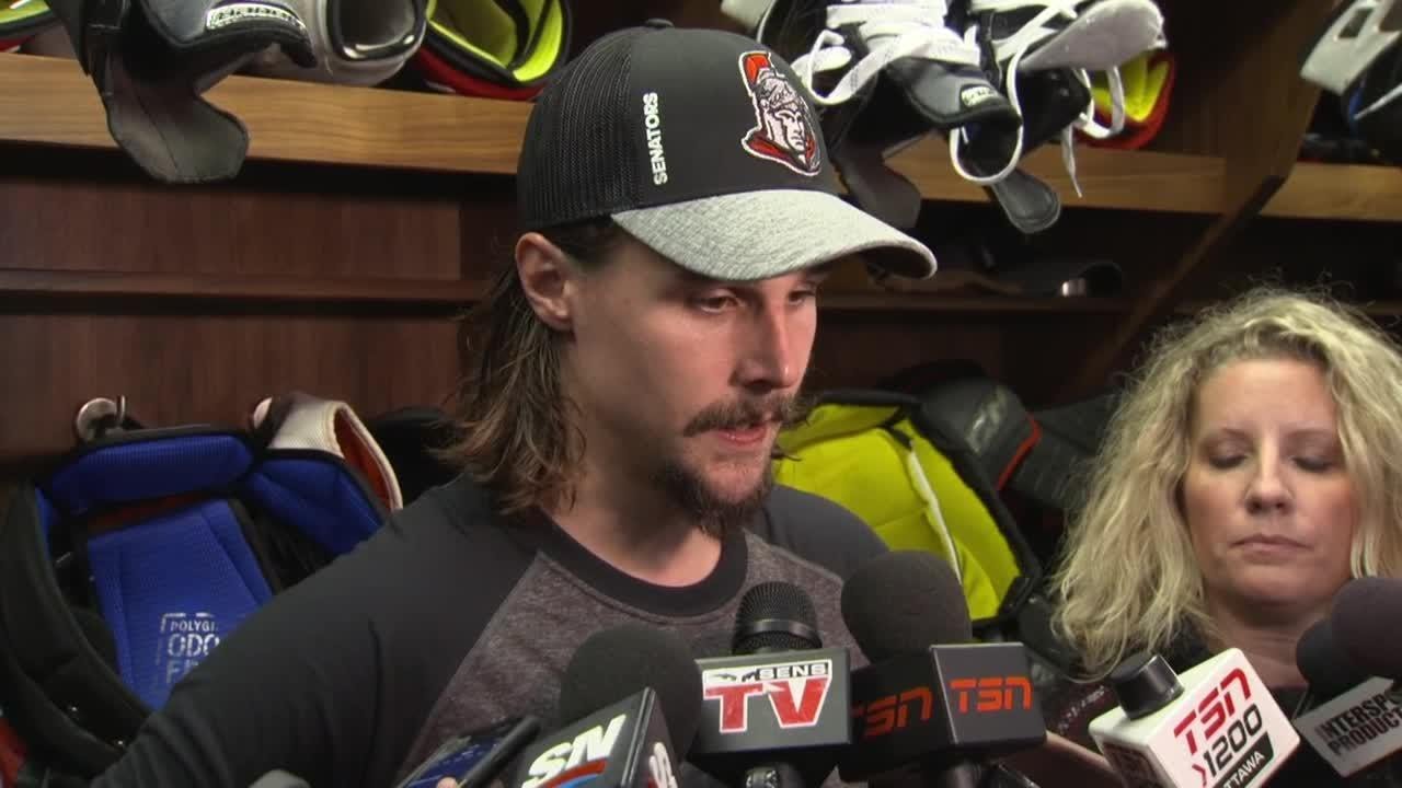 Erik Karlsson....avait la tête dans le CUL...