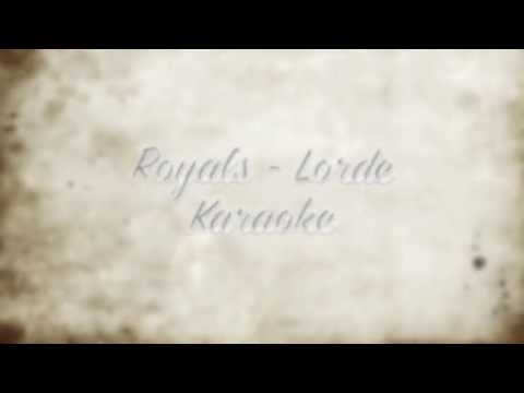 Royals - Lorde | Instrumental | Karaoke w/ hook | Lyric Video