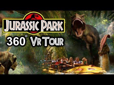 JURASSIC PARK THE RIDE IN VR!!!  NOW CLOSED at Universal Studios Hollywood Video