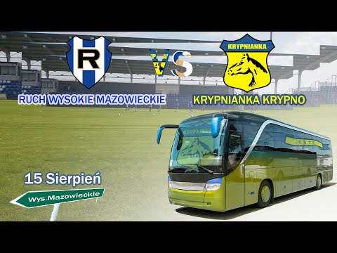 1 Kolejka - Ruch Wysokie Mazowieckie vs Krypnianka Krypno (15/08/2021)