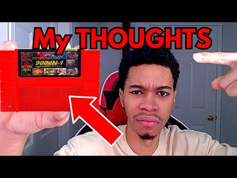 900 Games In 1 Cartridge For SNES Retrotech