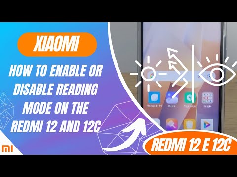 How to Enable or Disable Reading Mode on the Redmi 12 and 12C - Step by Step