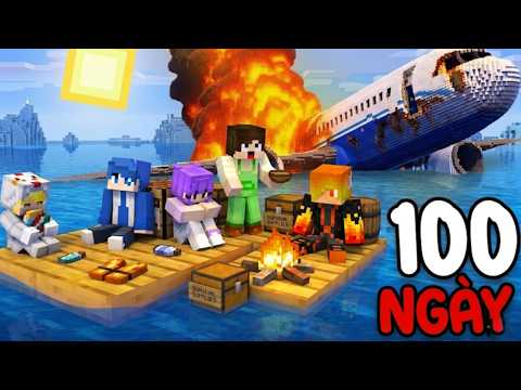Sầu Riêng Sinh Tồn Thoát Khỏi MÁY BAY RƠI Trong Minecraft