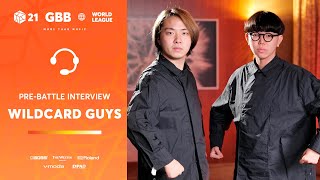 日本のガラスパ...（00:06:03 - 00:09:35） - Wildcard Guys 🇯🇵 I GRAND BEATBOX BATTLE 2021: WORLD LEAGUE I Pre-Battle Interview