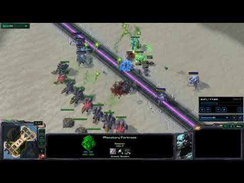 Direct Strike - Starcraft 2 -  3v1 Easy - Tychus like a Boss