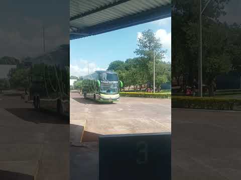 Ônibus Marcopolo geração 7 empresa Princesa dos Campos chegando em Santa Tereza do Oeste PR