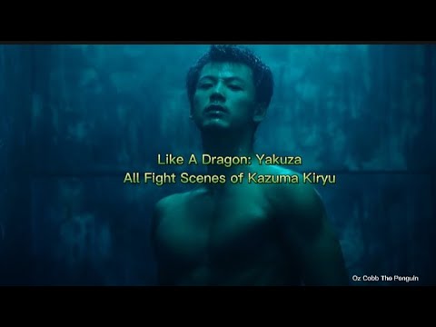 Like A Dragon: Yakuza - All Fight Scenes Of Kazuma Kiryu | 4K Ultra HD