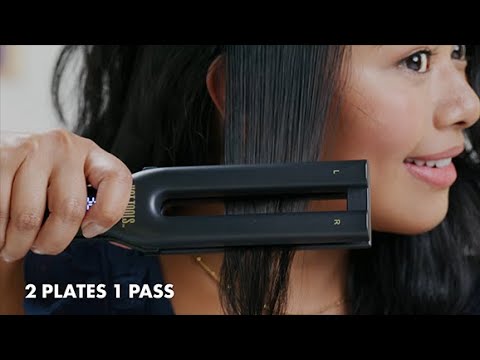 Hot Tools Pro Signature Dual Plate Flat Iron Quick Smooth Pony (vidéo en anglais)