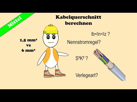 Kabelquerschnitt berechnen