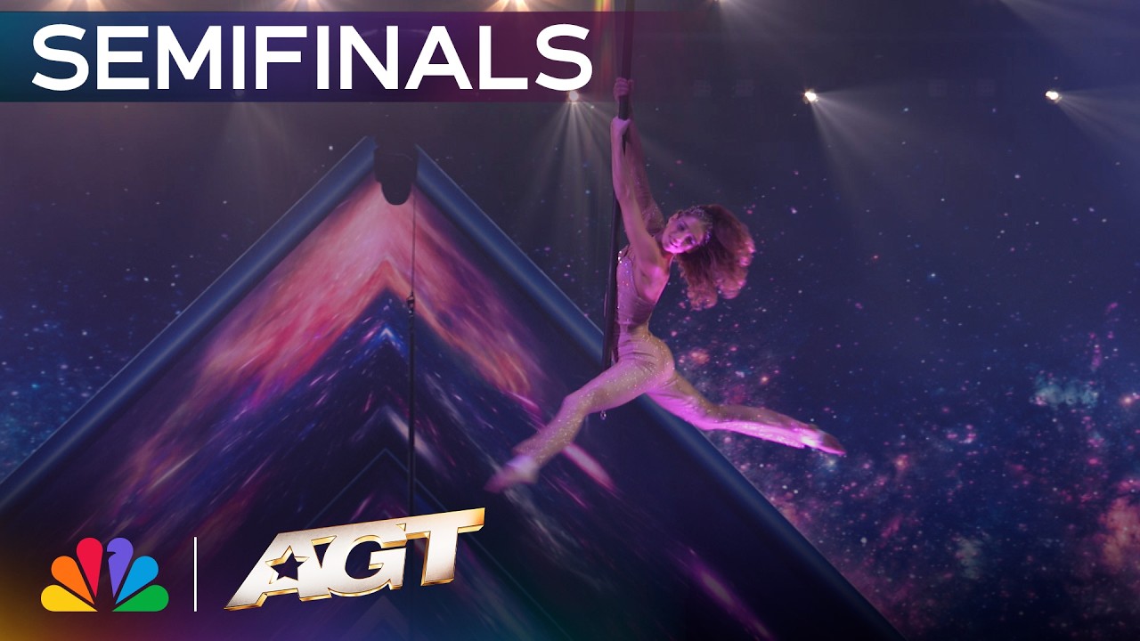 Veronika Goroshkova Soars To NEW HEIGHTS In Stunning Aerial Act | Semifinals | AGT 2026