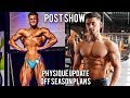 My POST SHOW Physique Update & Off-Season Plans