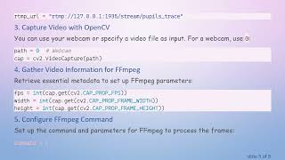 How to Stream Video to RTMP from OpenCV Frames Using FFmpeg in Python