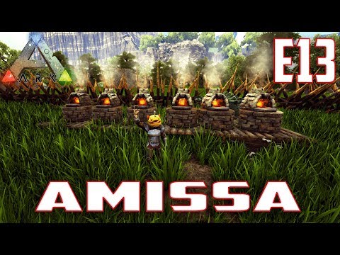 Let's Play ARK: Survival Evolved (Single Player Amissa)Ep.13-Maximum Metal Crafting