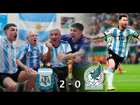 Reacción de Argentina 2-0 Mexico | Mundial Qatar 2022