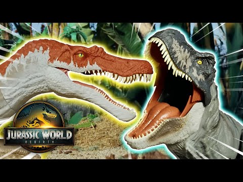 Jurassic World Rebirth Tyrannosaurus Rex vs Spinosaurus | Colossal Clash | Ad