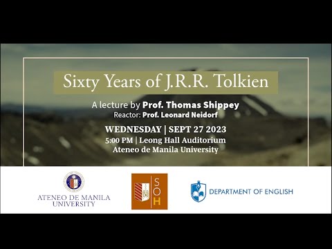 "Sixty Years of Tolkien": A Lecture by Tom Shippey
