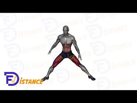 Exercice Étirement en fente latérale en plyométrie