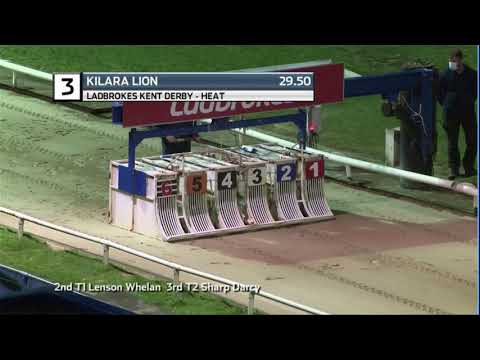 2020 LADBROKES KENT DERBY - HEAT 3 - T3 KILARA LION