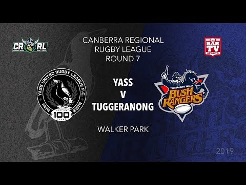 2019 Canberra Region RL - Round 7 - Yass Magpies v Tuggeranong Bushrangers