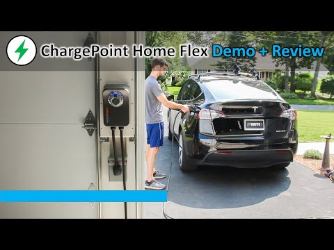 ChargePoint Home Flex Level 2 EV Charger Review and Tesla Model Y Demo