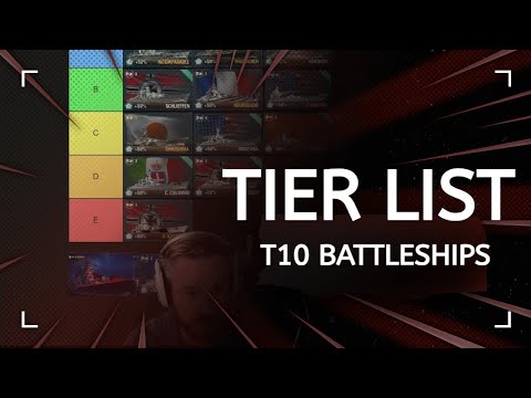 WOWS Best T10 Battleships - Tier List