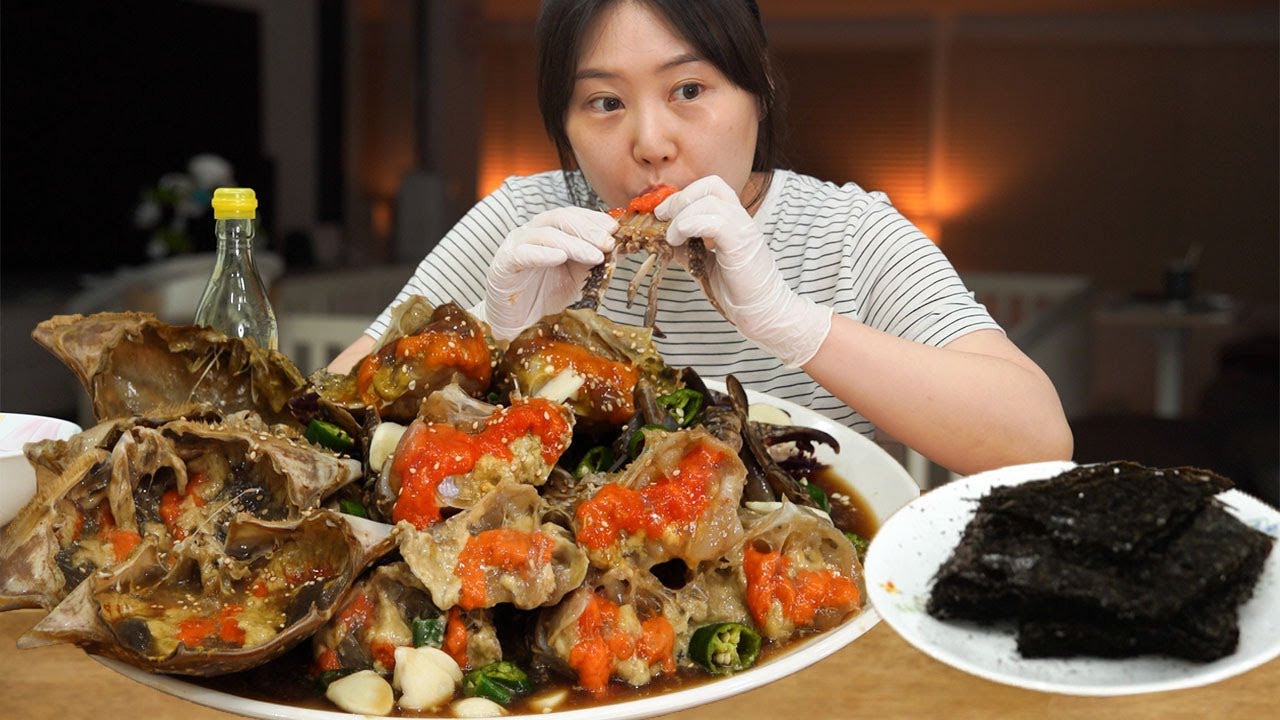 임신, 출산으로 2년만에 맛보는 최애음식 간장게장 먹방🦀