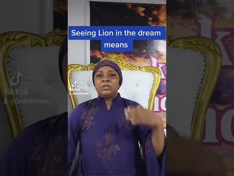 Seeing Lion in the dream means.