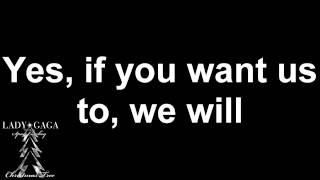 Lady GaGa&#39;s &quot;Christmas Tree&quot; (ft. Space Cowboy) [Single] - Lyrics