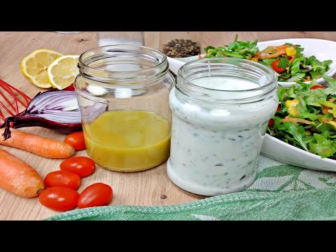 Rezept: Honig Senf Dressing / Joghurt Dressing ganz einfach selbst zubereiten