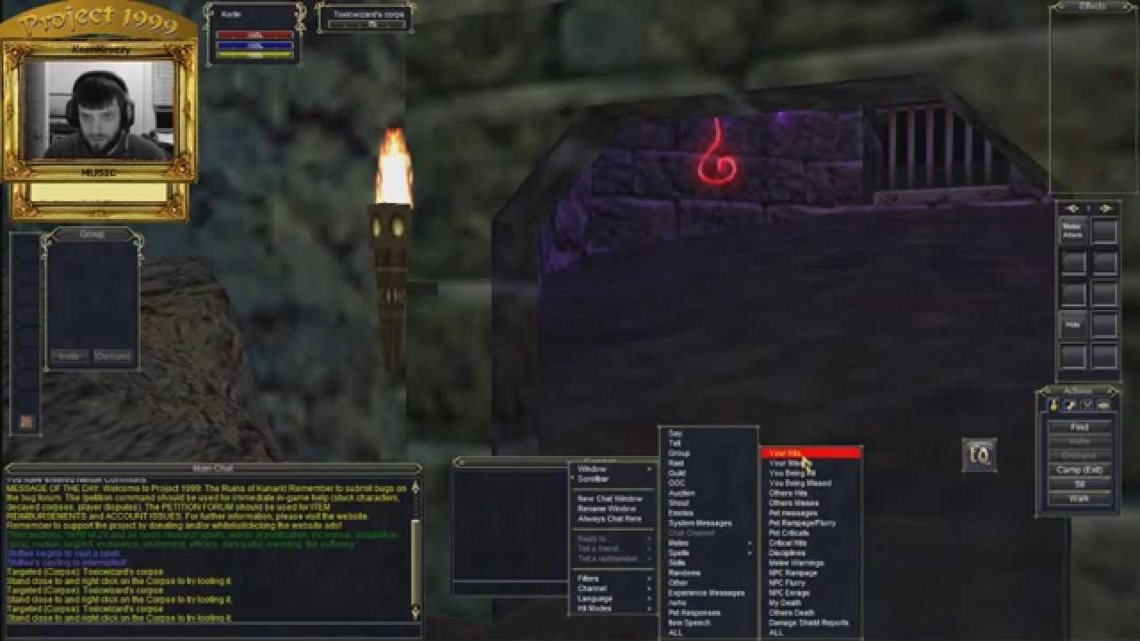 Project 1999 new player tips and tricks   User Interface