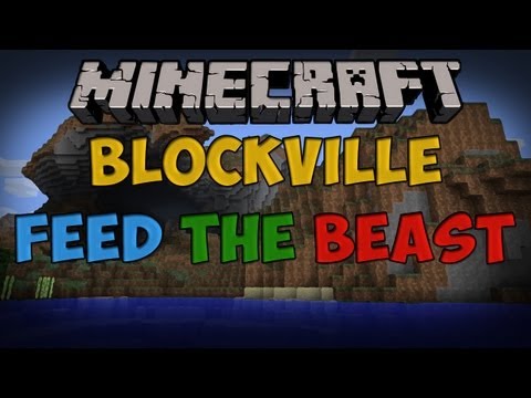 BlockVille FTB - Machines and ThaumCraft (Ep. 2)