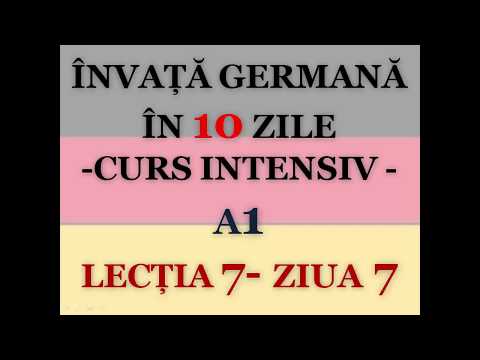 Learn German in 10 days | INTENSIVE COURSE A1 | LESSON 7
